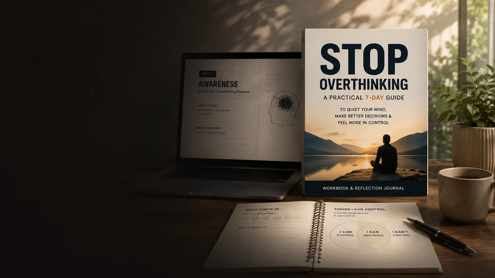 Stop Overthinking 7-day digital workbook