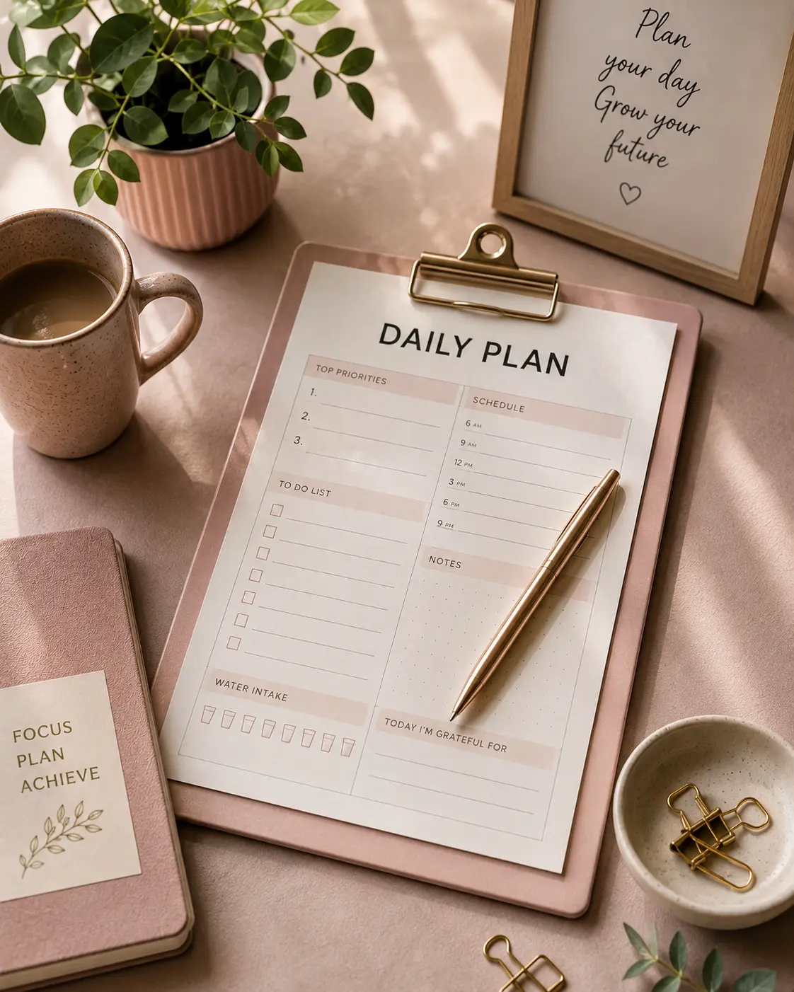 Digital planners and printable productivity resources
