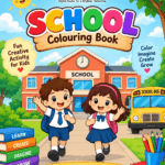 School coloring book for kids by PawLoveCare